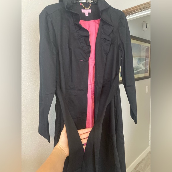 Lilly Pulitzer Trench Coat - Picture 2 of 3